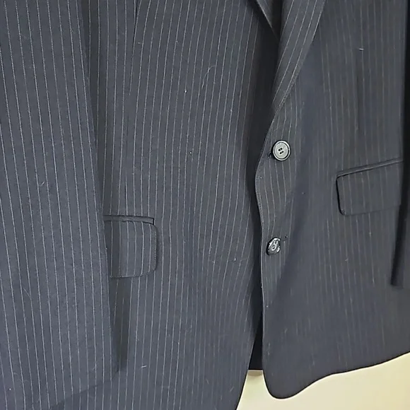 DH Holmes LTD Pinstripe Suit Vintage Three Piece Men's Large